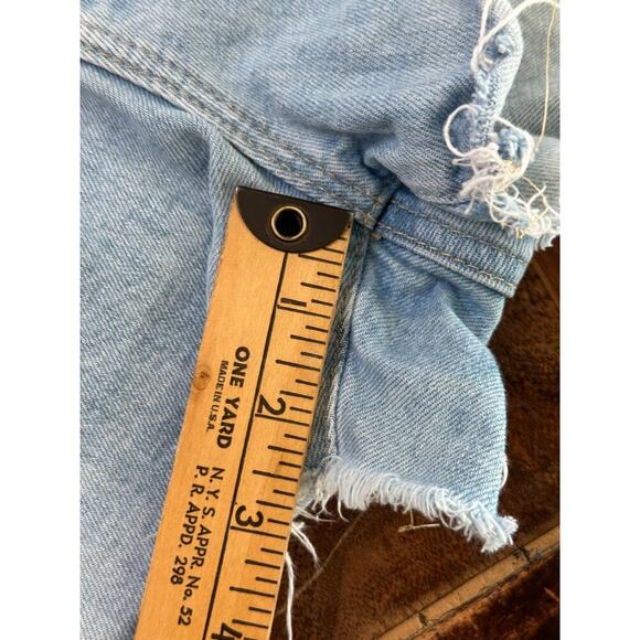 Adriano Goldschmied Women's Blue The BRYN Ex-Boyfriend Cut Off Shorts Size 28 - Picture 5 of 6